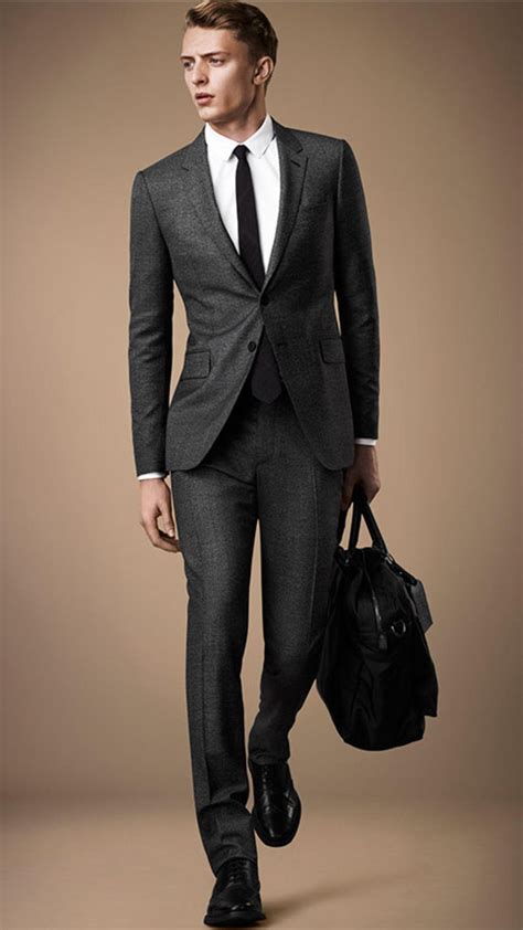 skinny fit suit burberry|BURBERRY Slim.